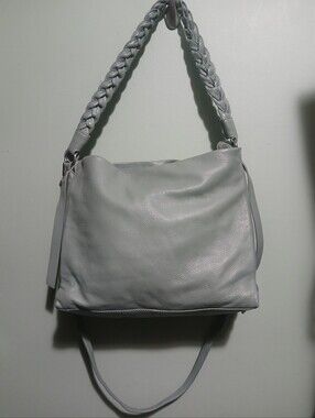 Soft Leather Sage Green Shoulder Bag